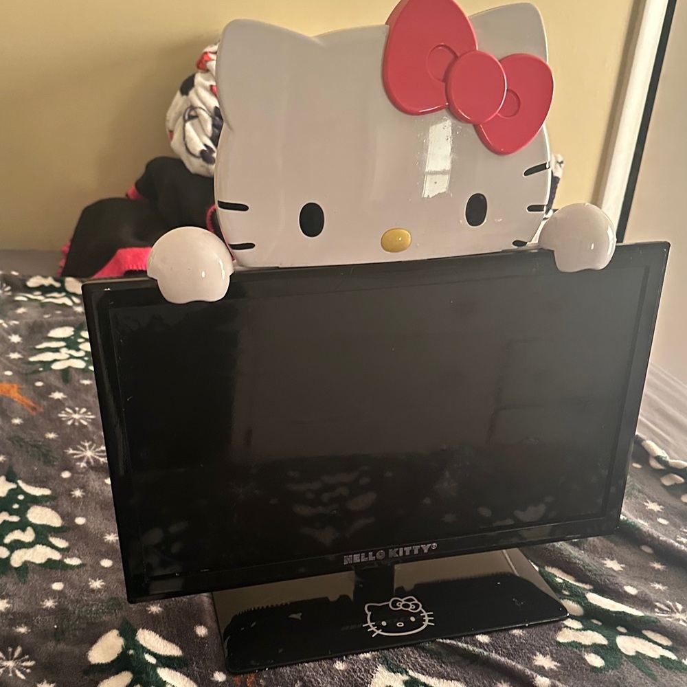 Hello Kitty Display Frame with Red and Black Accents